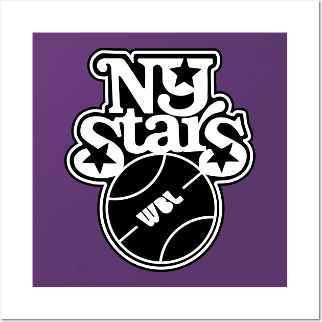 Defunct New York Stars WBL Basketball 1978 Wall Art by LocalZonly